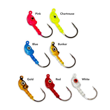 Charlies Worms Saltwater Jig Head Colors